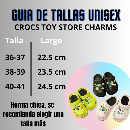 Estilo Crocs con Pin Toy Story